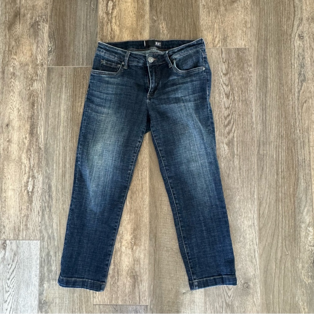 Kut from the Kloth Lauren Straight Leg Crop Jean